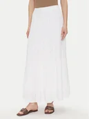 Spódnice - ONLY Spódnica maxi Chaira 15346834 Biały Regular Fit - miniaturka - grafika 1