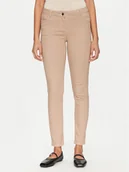 Spodnie damskie - Morgan Jeansy 211-PETRA1 Brązowy Skinny Fit - miniaturka - grafika 1
