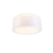 Oprawy, klosze i abażury - QAZQA Nowoczesna lampa sufitowa biała 50 cm 3-punktowa - Drum Duo - miniaturka - grafika 1