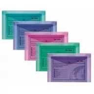 Szkolne artykuły papiernicze - Snopake Teczka kopertowa A4 mix kolorów - miniaturka - grafika 1