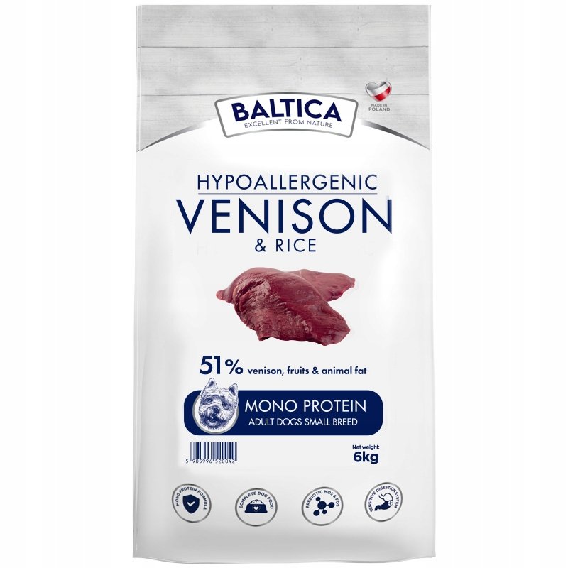 Baltica Adult Venison Rice S 6 kg