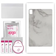 Akcesoria do tabletów i e-booków - folia naklejka skórka strukturalna na TYŁ do Blackview Tab 16 - Marmur Szary - apgo SKINS - miniaturka - grafika 1