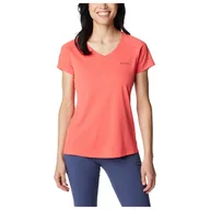 Koszulki sportowe damskie - Koszulka damska Columbia Zero Rules™ Short Sleeve Shirt Rozmiar: L / Kolor: różowy - miniaturka - grafika 1