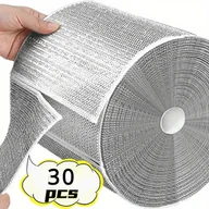 Inne - TEMU 30 sztuk metalowych ściereczek do czyszczenia naczyń kuchennych, dwustronne ściereczki do czyszczenia garnków i naczyń. - miniaturka - grafika 1