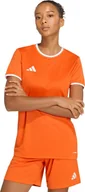 Koszulki i topy damskie - Koszulka damska adidas Entrada 26 Jersey pomarańczowa JZ2496 L - miniaturka - grafika 1