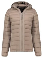 Kurtki damskie - Geographical Norway Kurtka pikowana "Carlitilimo" w kolorze szarobrązowym - miniaturka - grafika 1