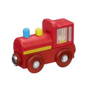 Samochody i pojazdy dla dzieci - Drewniany mini pojazd Peppa, czerwona ciuchcia - miniaturka - grafika 1