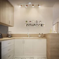 Lampy sufitowe - LEDVANCE Reflektor sufitowy Cork, GU10, 4-punktowy, ściemniany, biały - miniaturka - grafika 1