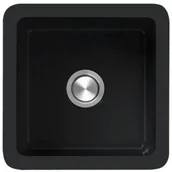 Zlewozmywaki - Zlewozmywak BERG Klio BRK19CM Czarny - miniaturka - grafika 1