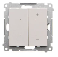 Wyłączniki światła i elektryczne - Kontakt Simon Ściemniacz do LED ściemnialnych klawiszowy Simon 55 - jasnoszary mat - miniaturka - grafika 1