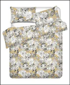 Pościel - Komplet pościeli Domoletti, żółty/szary, 160x200 cm - miniaturka - grafika 1