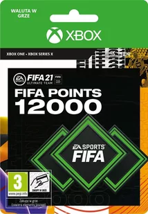Microsoft Kod aktywacyjny FIFA 21 Ultimate Team 12000 punktów - Kody i doładowania cyfrowe - miniaturka - grafika 1