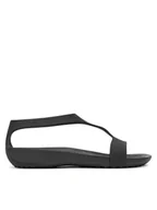 Sandały damskie - Crocs Sandały SERENA SANDAL 205469-060 Czarny - miniaturka - grafika 1