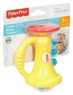 Grzechotki dla dzieci - Fisher Price, gryzaczek - grzechotka Trąbka - miniaturka - grafika 1