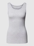 Koszulki i topy damskie - Top z drobnym prążkowaniem model ‘PURE RIB’ - miniaturka - grafika 1