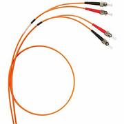 Przewody elektryczne - Legrand Patch cord światłowodowy ST/ST duplex MM 50/125 OM2 LSOH 1m 033080 033080 - miniaturka - grafika 1