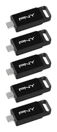 Pendrive - PNY Elite pamięć USB 64 GB USB Type-C 3.2 Gen 1 (3.1 Gen 1) Czarny P-FD64GX5ELC-EF - miniaturka - grafika 1