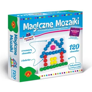 Alexander Magiczne Mozaiki Kreatywność i Edukacja 120 0661 - Zabawki kreatywne - miniaturka - grafika 1