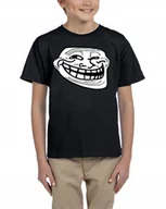 Moda i Uroda OUTLET - TROLL FACE KOSZULKA DZIECIĘCA 116 3152 CZARNA - miniaturka - grafika 1