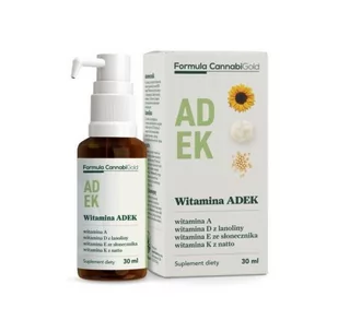 CANNABIGOLD CannabiGold Witamina ADEK Formuła 30ml ALL0065 - Suplementy naturalne - miniaturka - grafika 1