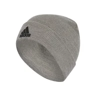 Czapki damskie - Czapka zimowa ADIDAS LOGO BEANIE CUF IY7665 – Szary - miniaturka - grafika 1