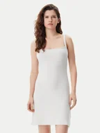 Sukienki - Calvin Klein Jeans Sukienka letnia J20J225272 Szary Slim Fit - miniaturka - grafika 1