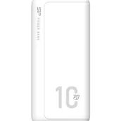 Powerbanki - Silicon Power Powerbank QP15 10000mAh QC3.0+PD 2xUSB A, 1x mUSB + 1x USB C, biały - miniaturka - grafika 1
