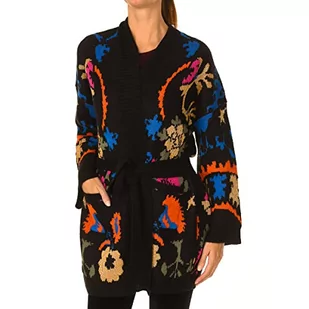 Desigual Damska kurtka 19WWJF202000M - czarna, M - Kurtki damskie - miniaturka - grafika 1