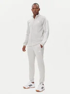 Dresy męskie - adidas Dres Basic 3-Stripes JX5519 Beżowy Regular Fit - miniaturka - grafika 1