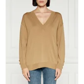 Swetry damskie - Michael Kors Wełniany sweter MERINO | Regular Fit - miniaturka - grafika 1