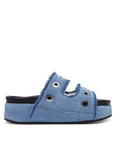 Inuikii Klapki Jeans Studos 70103-150 506 Granatowy - Klapki i japonki damskie - miniaturka - grafika 1