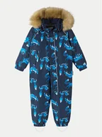Kombinezony dla dzieci - Reima Kombinezon zimowy Lappi 5100129C Granatowy Regular Fit - miniaturka - grafika 1