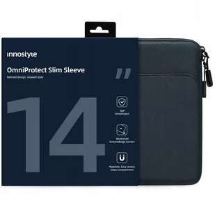 INNOSTYLE TORBA NA LAPTOPA 14" WODOODPORNA ETUI OMNIPROTECT SLIM NIEBIESKA - Torby na laptopy - miniaturka - grafika 1