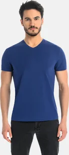 Teyli klasyczna bawełniana koszulka męska Dany Male 1503 jeans 3XL - Koszulki męskie - miniaturka - grafika 1