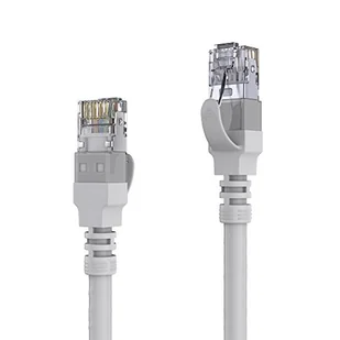 PureLink MC1001-005 CAT6A kabel sieciowy S/FTP AWG 26 LSZH, bezhalogenowy, 0,50 m szary - Kable miedziane - miniaturka - grafika 1