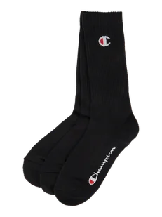 Skarpety z detalem z logo, w zestawie 3 szt., model „Crew Socks” - Skarpetki męskie - miniaturka - grafika 1