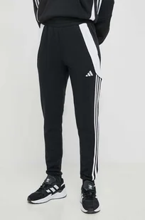 adidas Performance spodnie treningowe Tiro 24 kolor czarny wzorzyste IJ7657 - Spodnie damskie - miniaturka - grafika 1