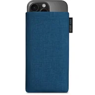 Etui i futerały do telefonów - Adore June Classic oceaniczne niebieskie etui kompatybilne z iPhone 16 Pro Max 2024, etui na telefon komórkowy z wytrzymałego materiału Cordura z efektem czyszczenia wyświetlacza, wyprodukowano w - miniaturka - grafika 1