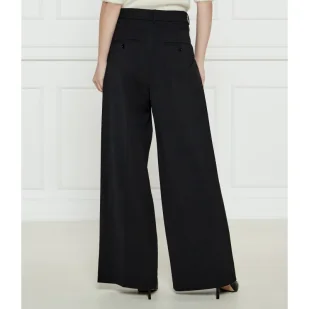 Weekend MaxMara Spodnie BAIOCCO flare fit z dodatkiem wełny - Spodnie damskie - miniaturka - grafika 1