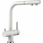 Baterie kuchenne - Blanco Fontas-S II Biała bateria zlewozmywakowa z wyciąganą wylewką Silgranit-Look 525204 525204 - miniaturka - grafika 1