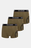 Majtki męskie - Guess bokserki 3-pack męskie kolor zielony - miniaturka - grafika 1