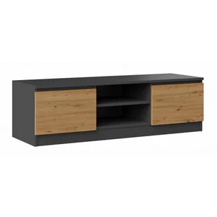 Industrialna szafka RTV antracyt + dąb artisan E7-B51 - Szafki RTV Industrialna szafka RTV antracyt + dąb artisan E7-B51 - Szafki RTV - miniaturka - grafika 1