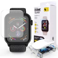 Akcesoria do smartwatchy - Apple WHITESTONE DOME 2x Szkło hartowane z klejem UV Whitestone Dome Glass Watch 4 (44mm) Clear WSD014 - miniaturka - grafika 1