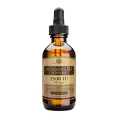 Witaminy i minerały - Solgar Witamina D3 2500j.m. Plyn 59 ml - miniaturka - grafika 1