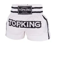 Spodnie sportowe męskie - Top King Spodenki Tajskie Muay Thai TKTBS-216 White/Black - miniaturka - grafika 1