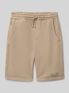 Spodnie i spodenki dla chłopców - Szorty z dzianiny dresowej z elastycznym pasem model ‘RYDAR’ - miniaturka - grafika 1