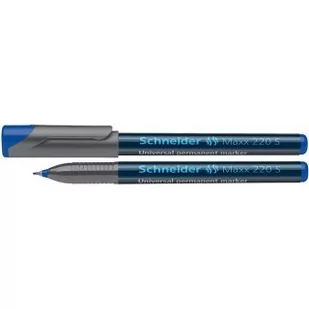 Schneider FOLIOPIS PERM. MAXX 220S 0,4mm NIEBIESKI - Markery permanentne - miniaturka - grafika 1
