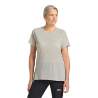 Koszulki i topy damskie - T-shirt damski Jack Wolfskin KAMMWEG S/S W seal - XS - miniaturka - grafika 1