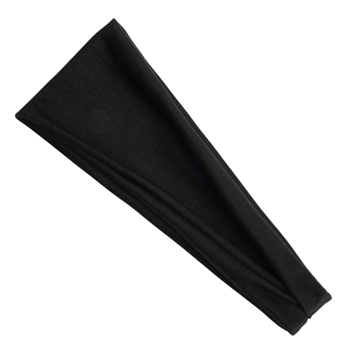 Opaska na Głowę Czarna do Włosów Szeroka z Supłem Turban Elastyczna Wygodna