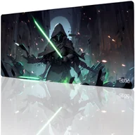 Podkładki pod mysz - PODKŁADKA POD MYSZ GAMINGOWA Zielone Świetliste Ostrze 90x40 TILT - miniaturka - grafika 1